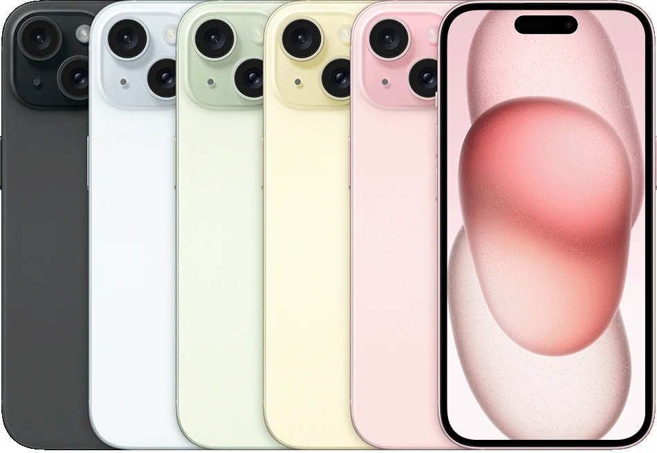 Apple product image of iPhone 15
